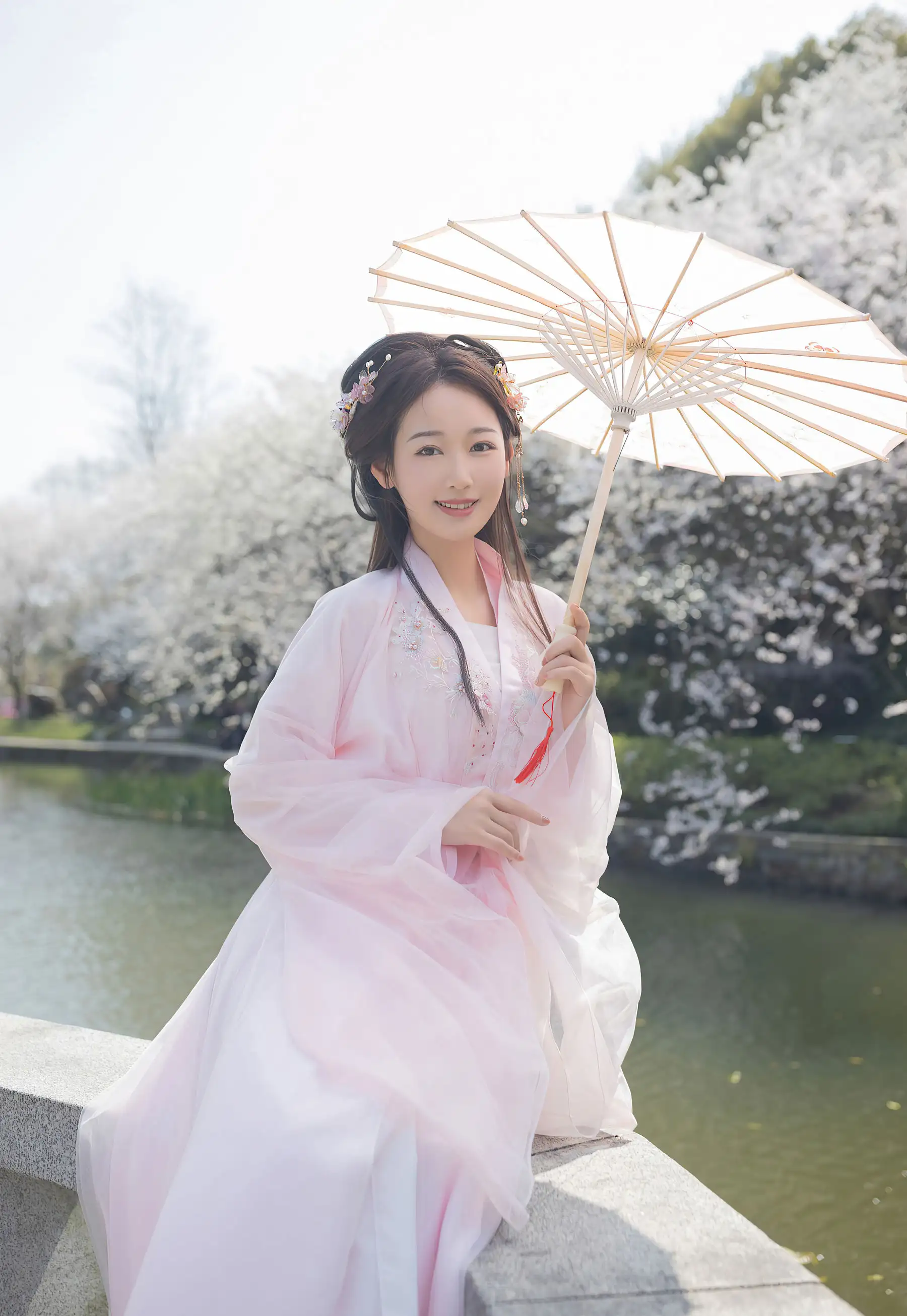 唐安琪 (8) 唐安琪 2026白色长裙仙女风 日系私房高清写真 最新作品