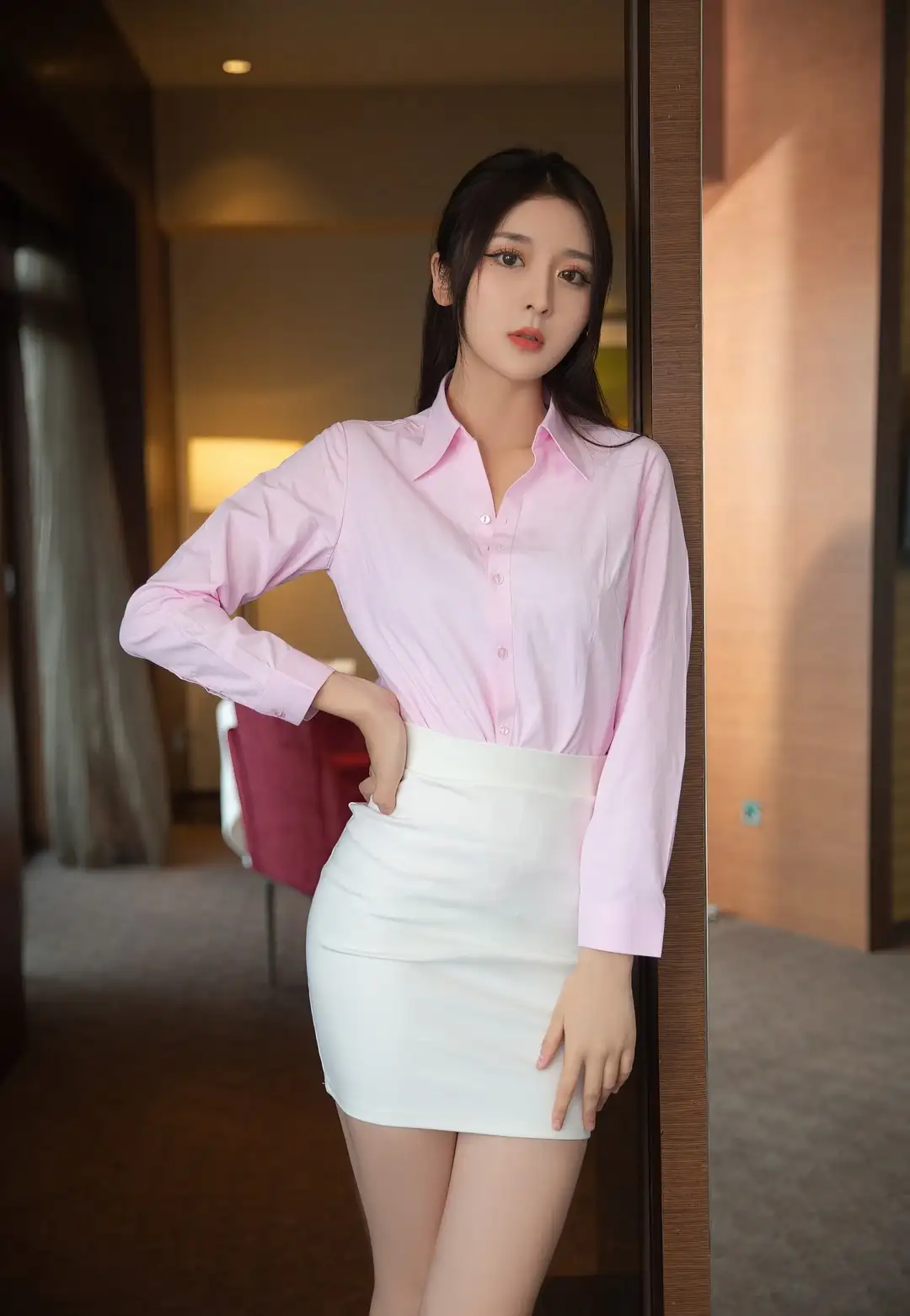 宋KiKi (5) 宋KiKi 粉色可爱吊带甜辣活力私房写真 青春治愈摄影