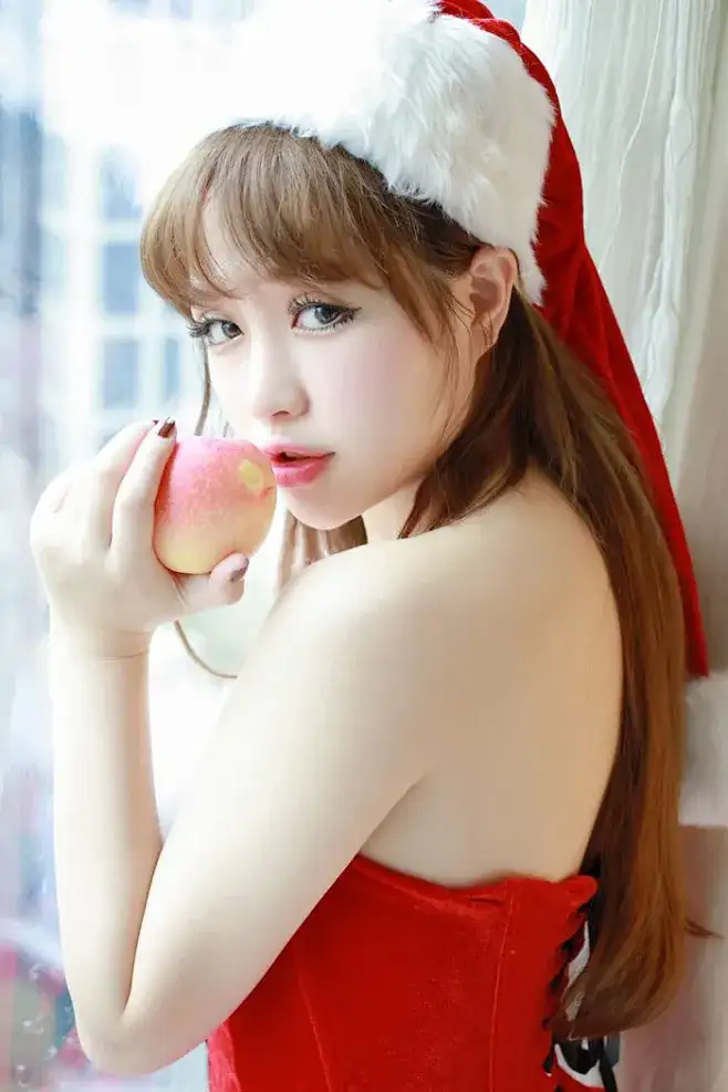 徐cake 徐cake 白色毛衣甜软可爱私房写真 温暖治愈摄影