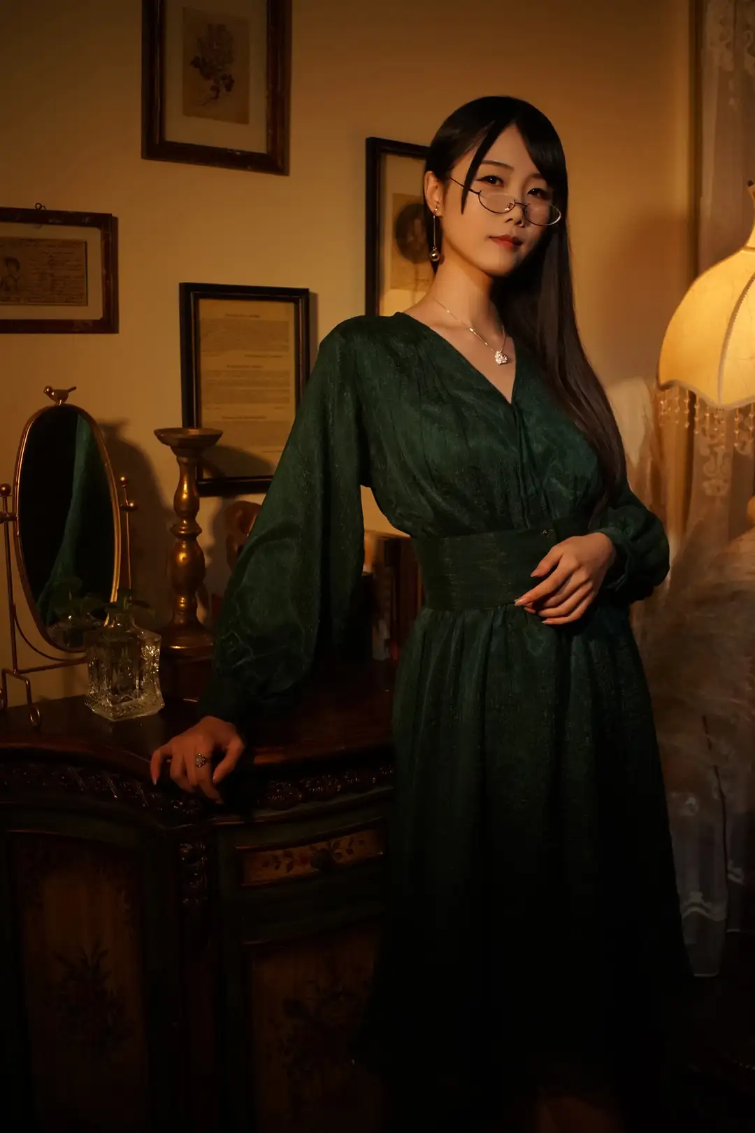 曉美媽 白色衬衫温柔熟女私房写真 优雅细腻摄影