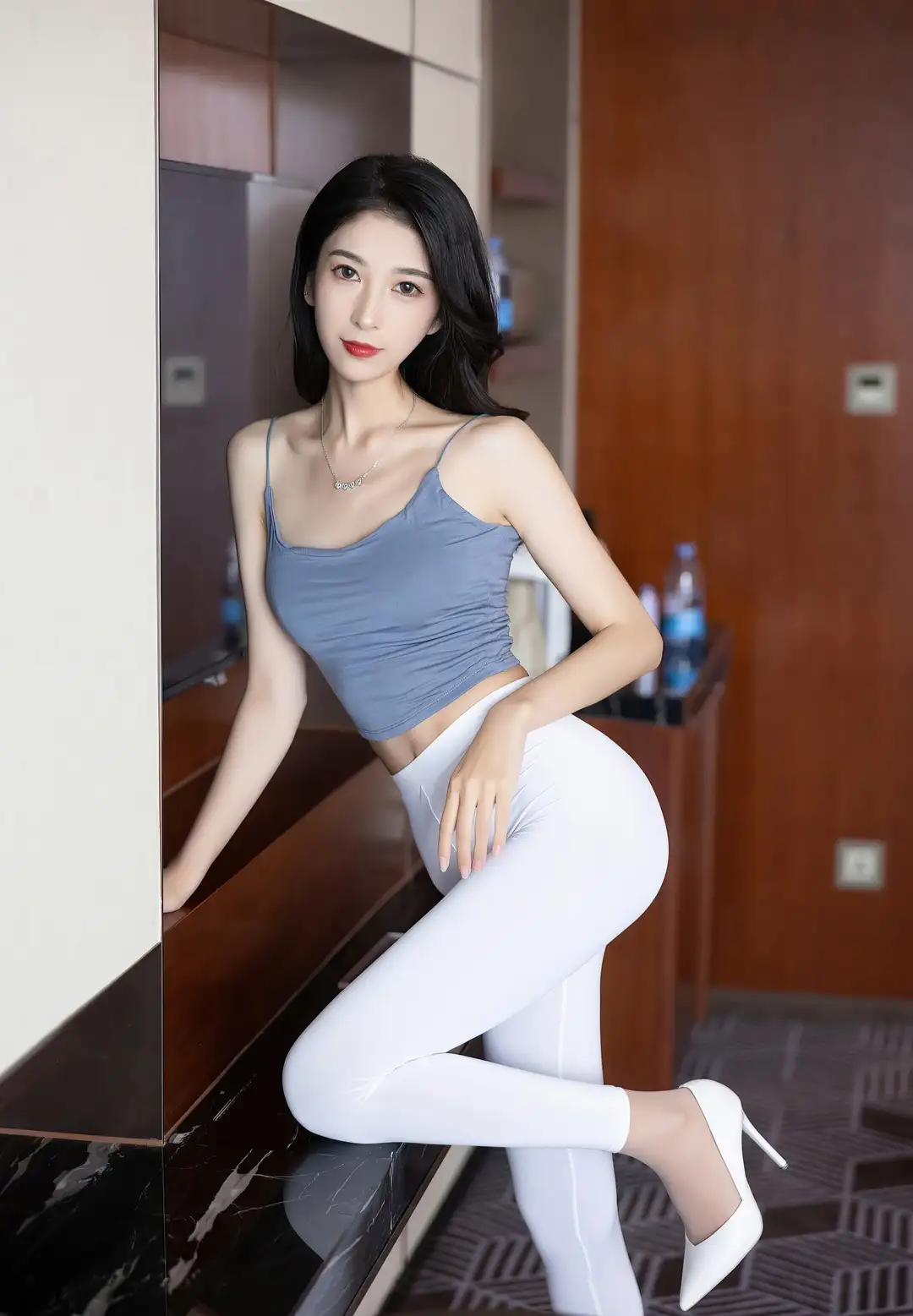 林乐一 (2) 林乐一 2026白色衬衫学生风 甜美私房最新作品