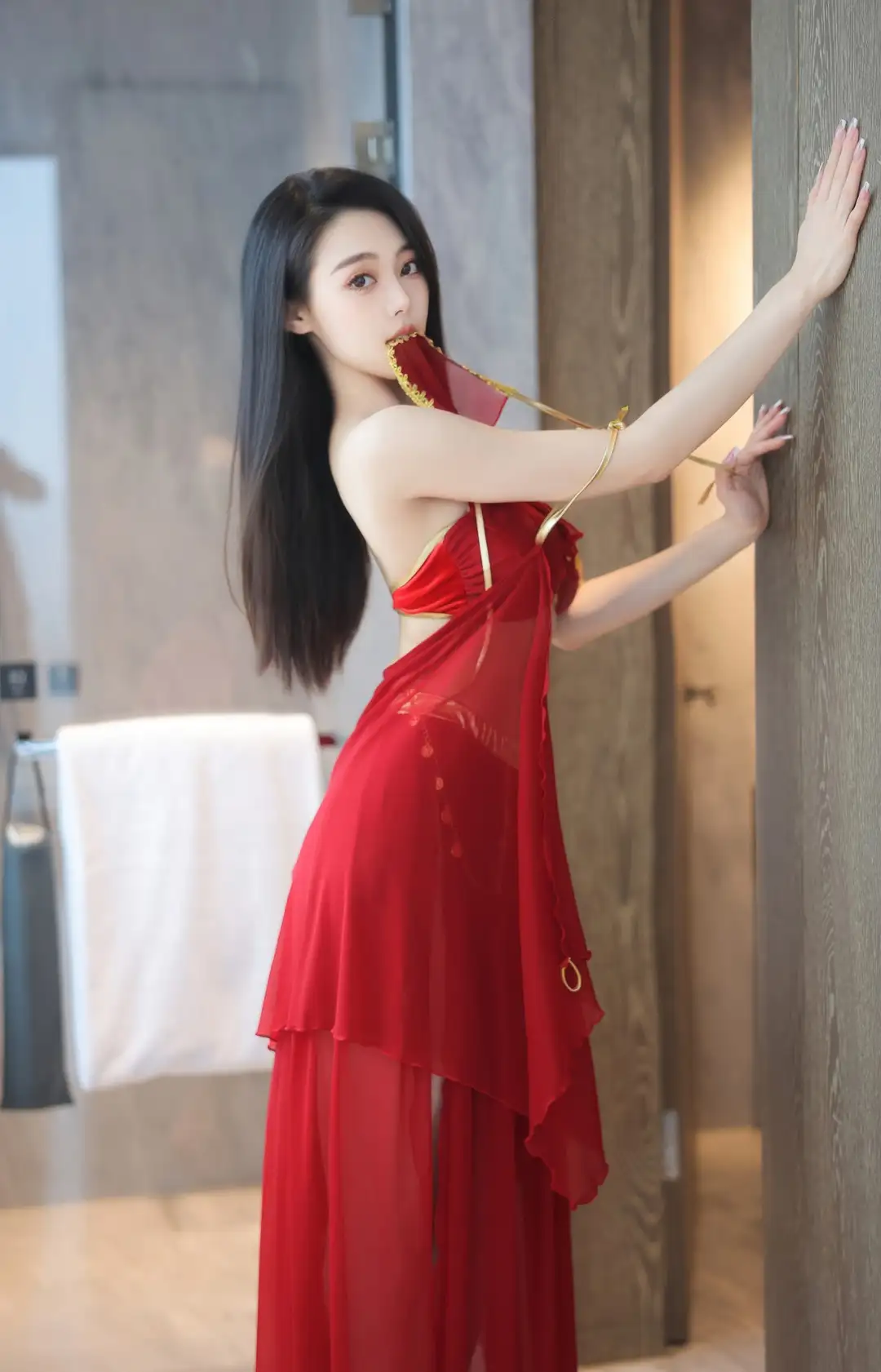 清妙 (3) 清妙 白色纱裙清冷仙气私房写真 高级空灵摄影