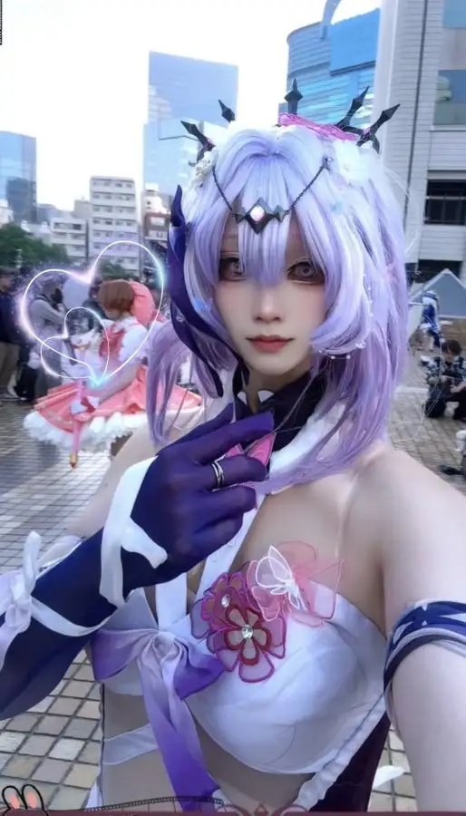 草莓羽衣 (1) 草莓羽衣 紫白幻想角色 Cosplay 老猫2025作品
