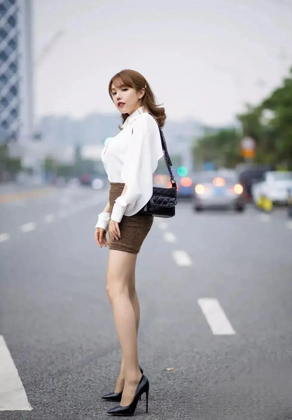 黄乐然 (5) 黄乐然 奶油色毛衣清新甜美私房写真 温暖邻家摄影
